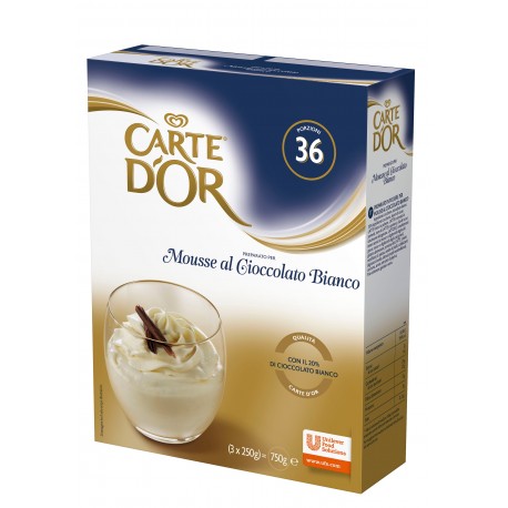 MOUSSE CIOCCOLATO BIANCO 3x225gr